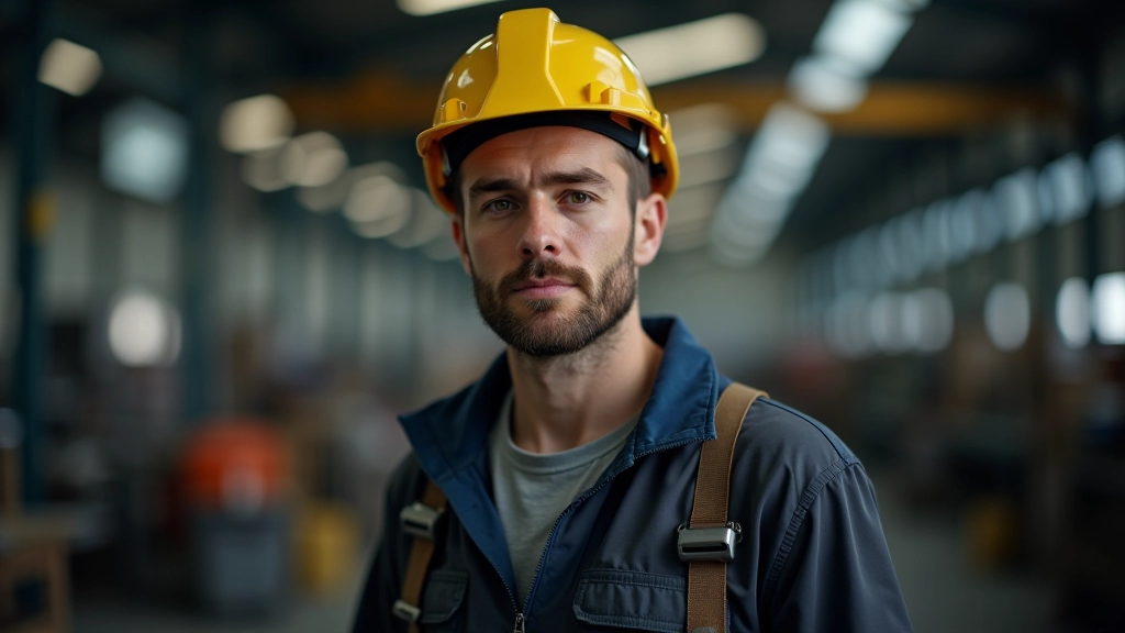 Handwerker und technische Fachkräfte in einer modernen Produktionsstätte mit hochmodernen Maschinen
